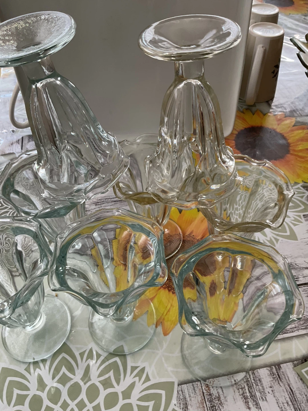 Set of 8glass sundae dishes - photo 4