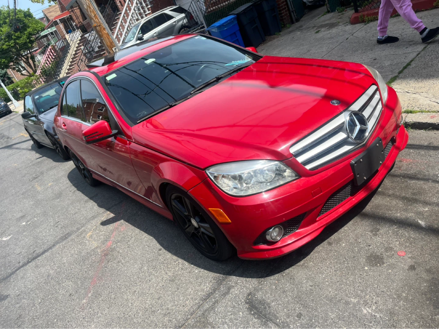 Red Mercedes-Benz C300 Sedan