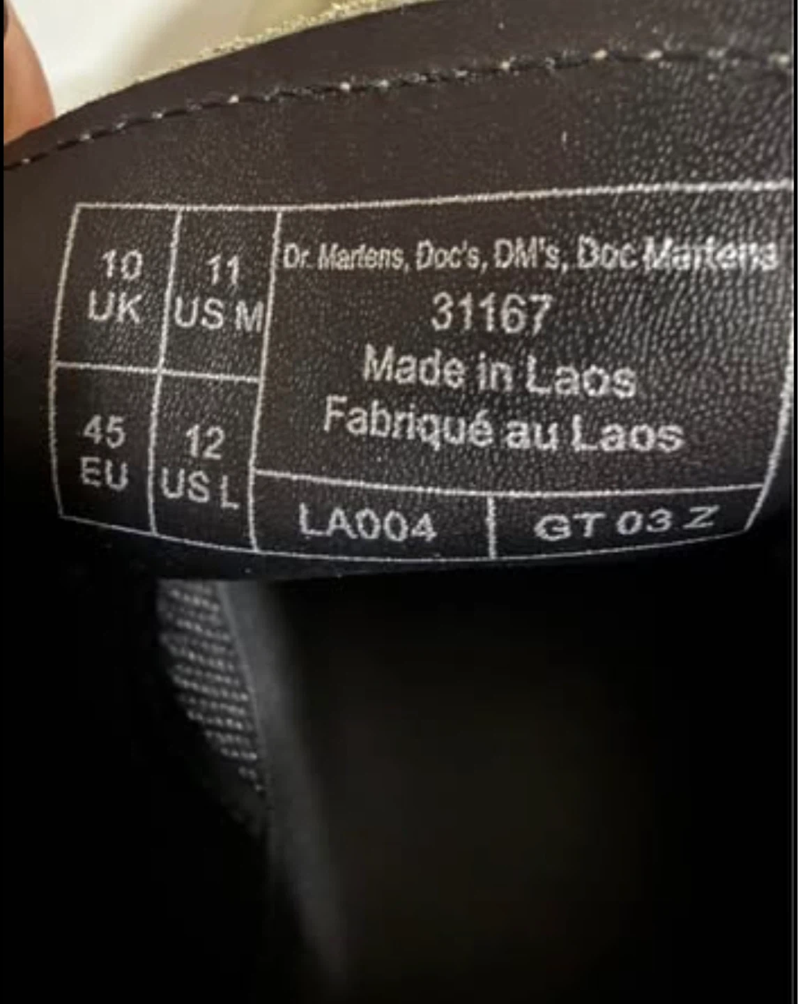 Dr. Martens Platform Oxford Shoes Tan Leather Size 11 USM