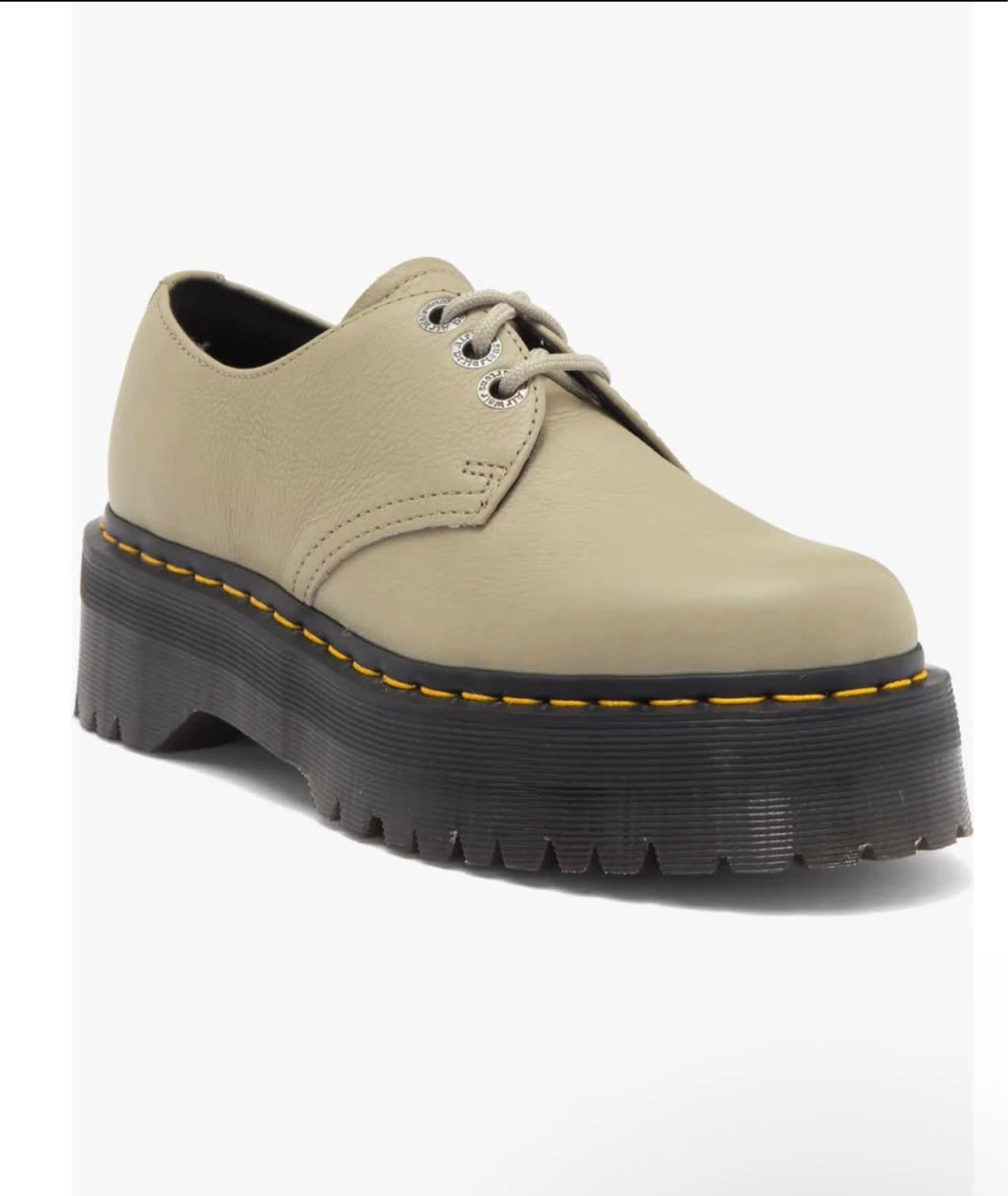 Dr. Martens Platform Oxford Shoes Tan Leather Size 11 USM - photo 3
