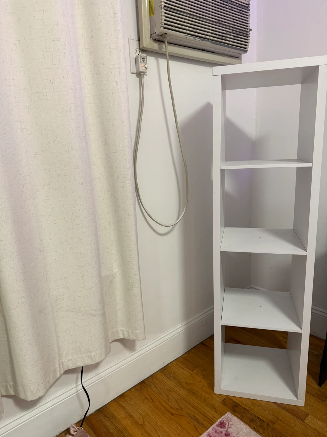 White 4-Shelf Storage Unit