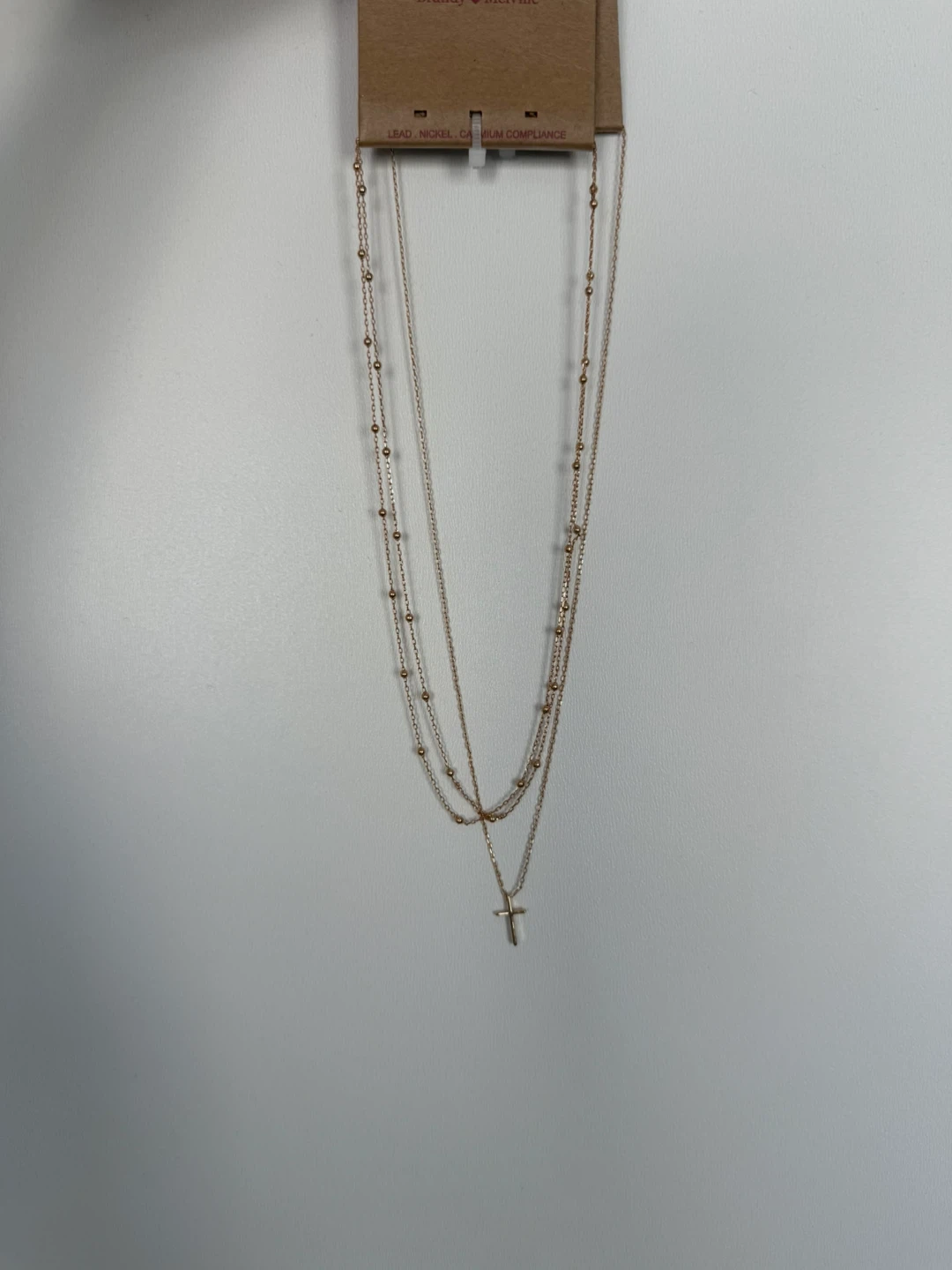 Layered Cross Necklace - photo 2