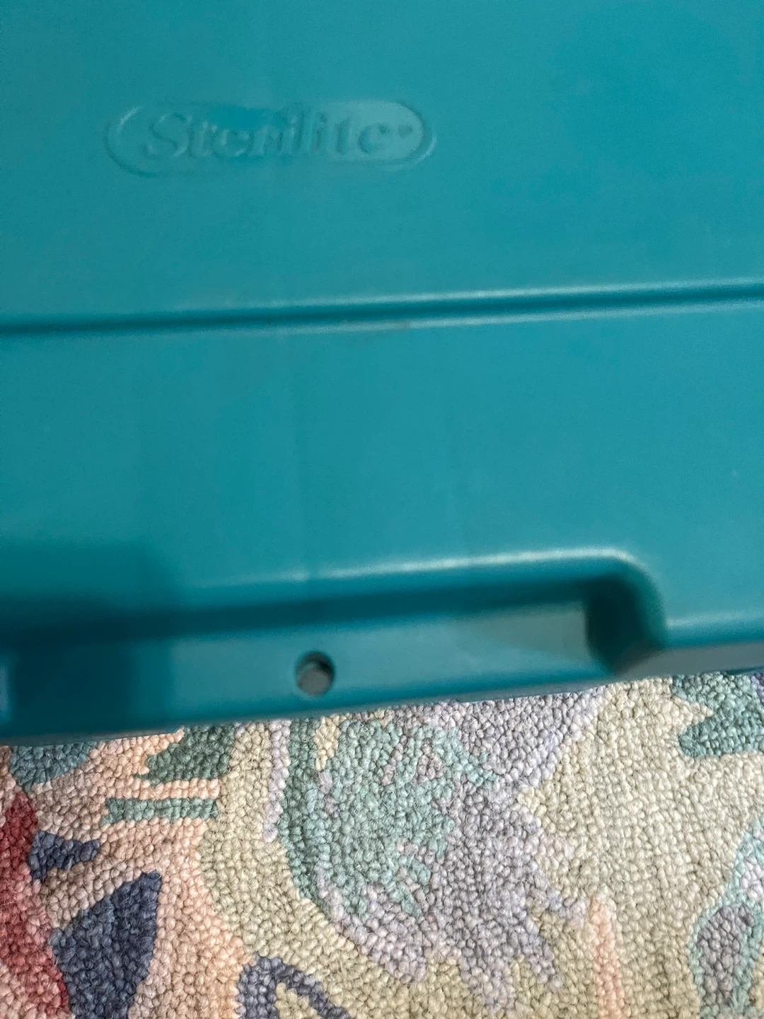 Sterilite Teal Sachet Footlocker Plastic Storage Container - photo 3