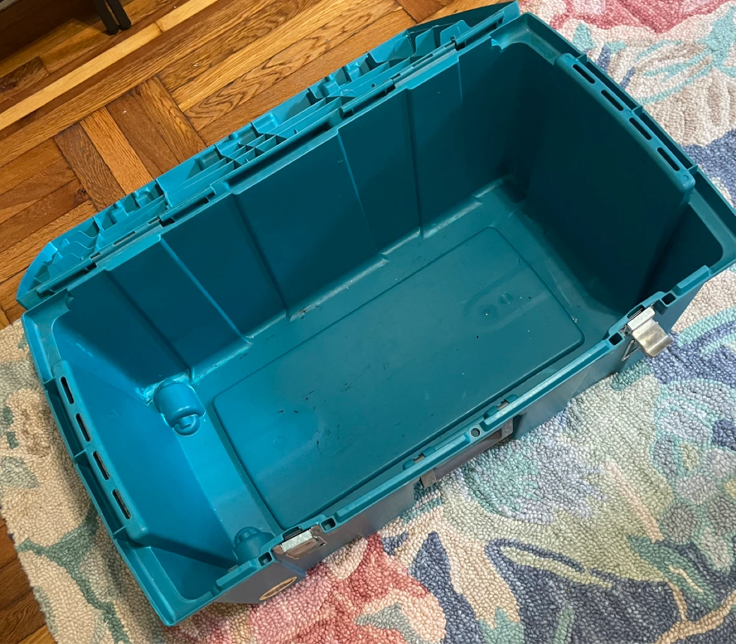Sterilite Teal Sachet Footlocker Plastic Storage Container - photo 4