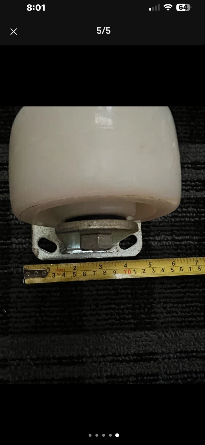 Set of 6 Casters/Wheels commercial new - photo 5