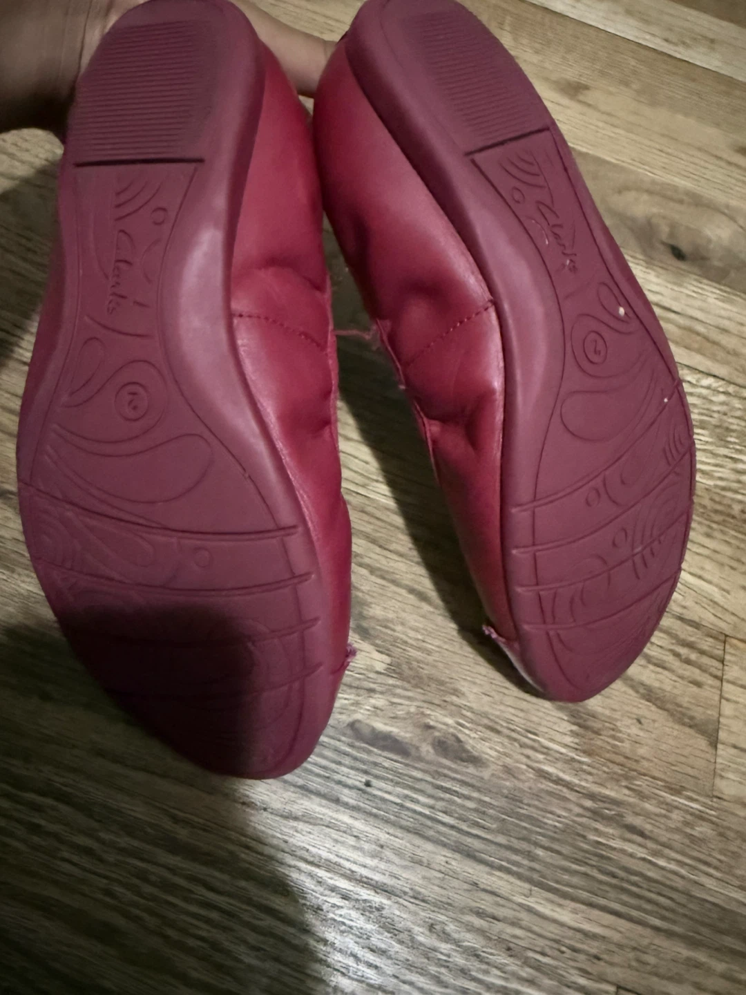Clarks Pink Ballet Flats