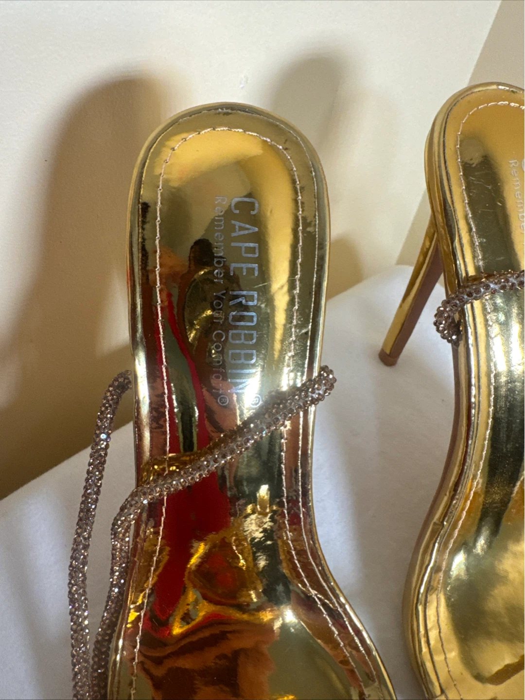 Cape Robbin Gold Strappy Heels - photo 5