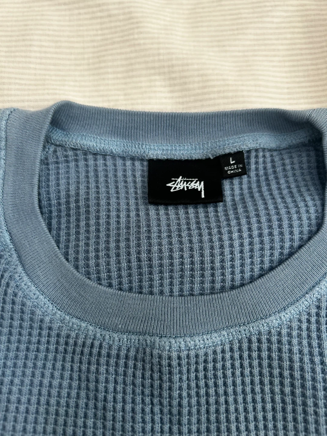 Stussy Long Sleeve Thermal Shirt - photo 3