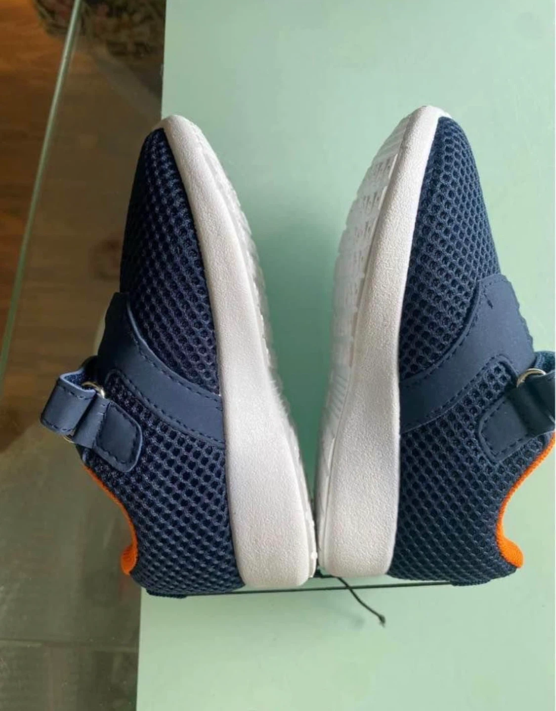 Kids Navy Sneakers toddler Size 6 - photo 2
