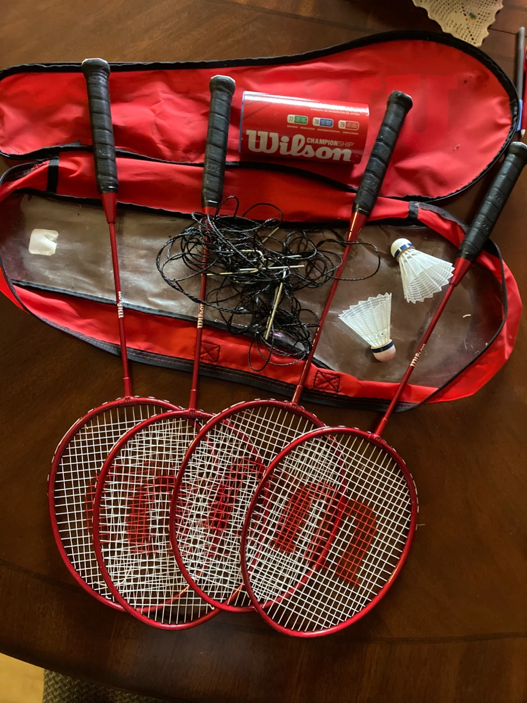 Wilson Badminton Racket Set with Bag
