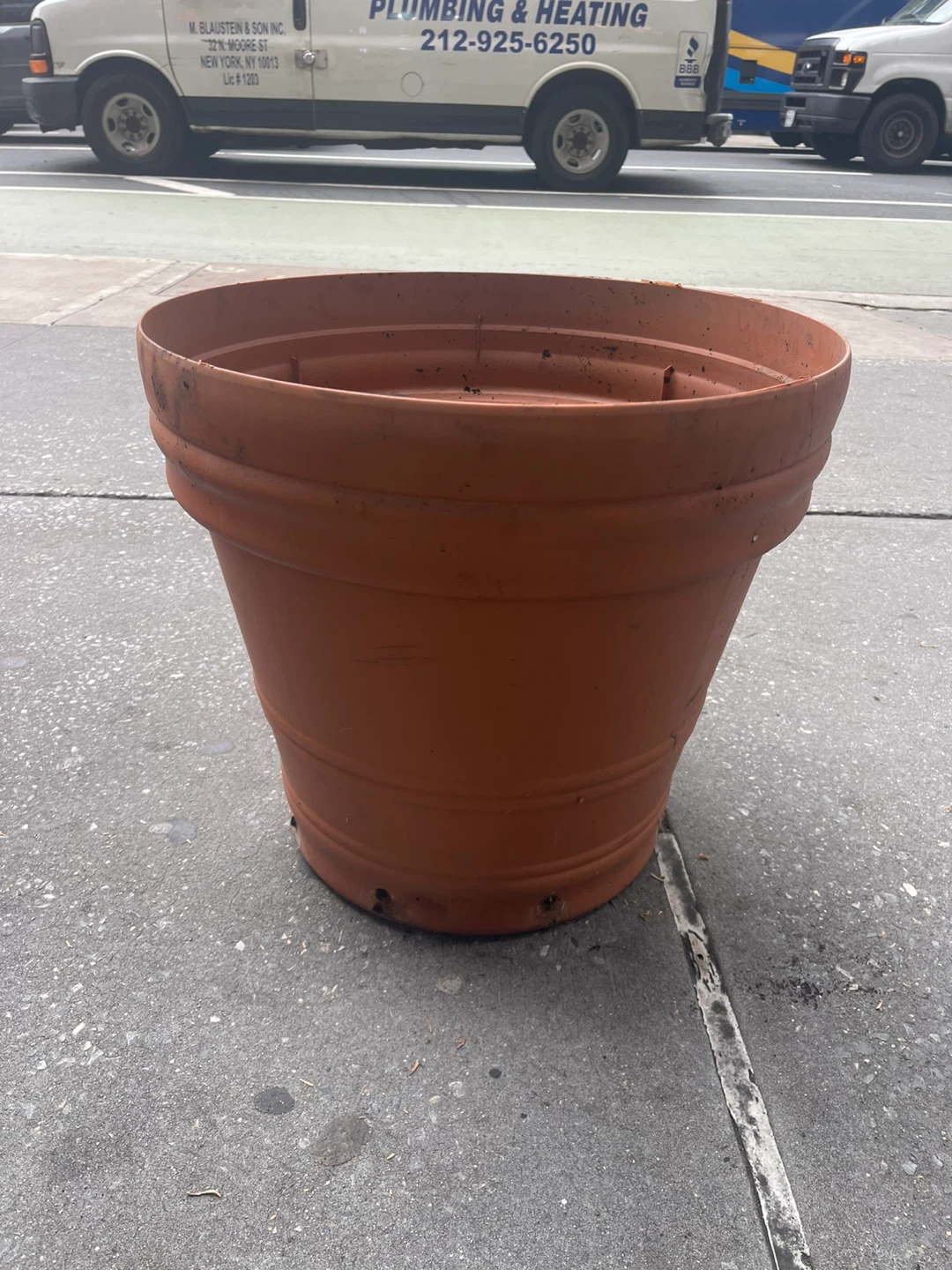 Terracotta Colored Large Planter Pot