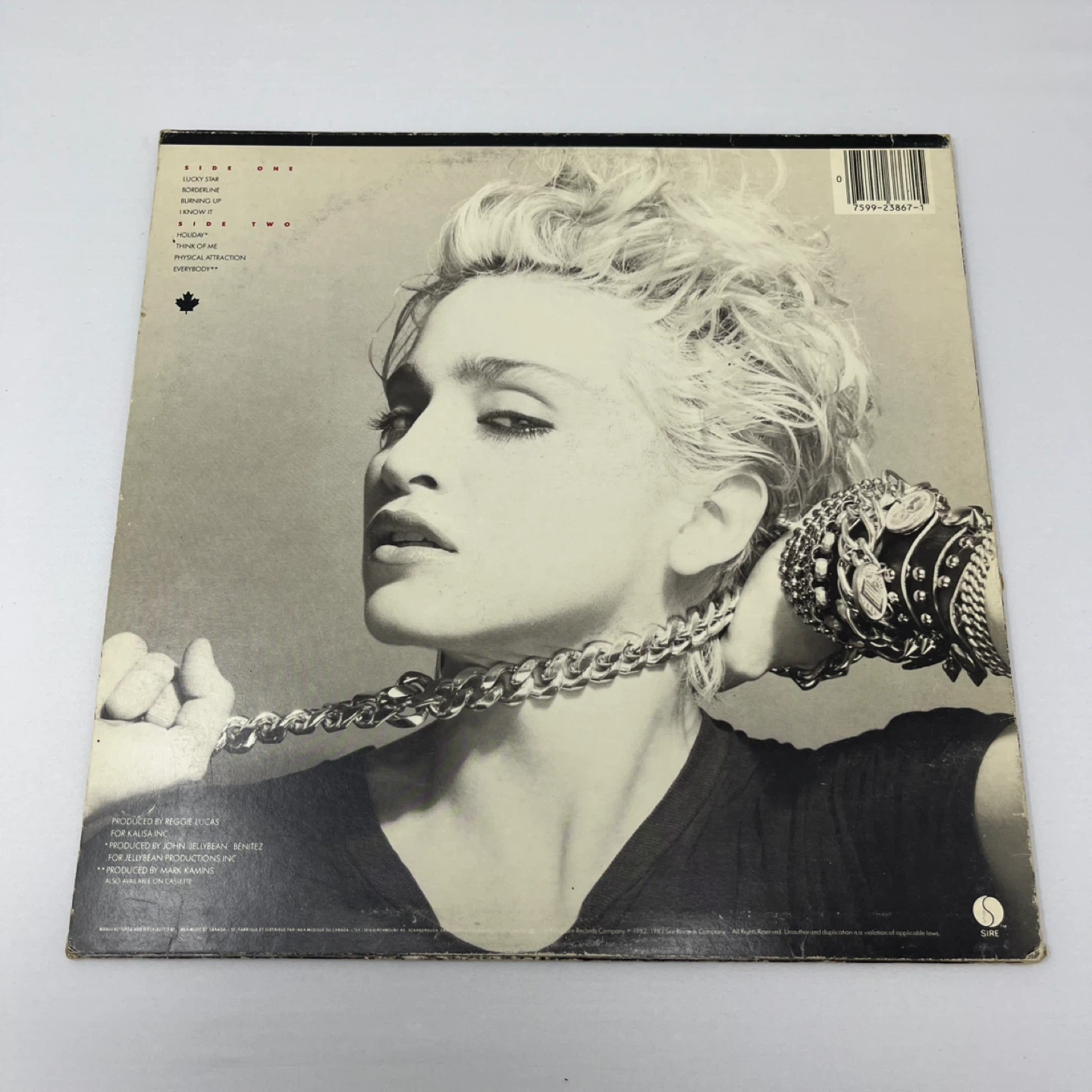 Madonna Self-Titled Vinyl Record - photo 2