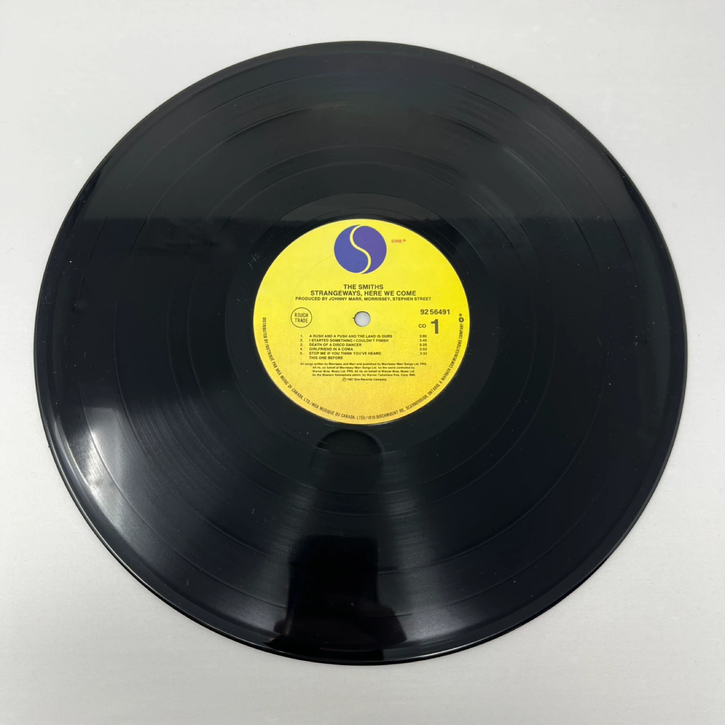 The Smiths "Strangeways, Here We Come" Vinyl Record - photo 5