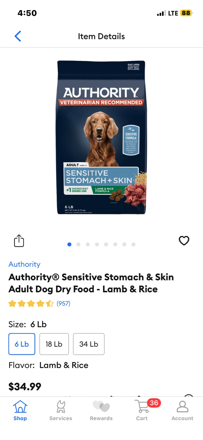 6lbs Brand New Dog Food CHICKEN FREE ($20 Each) - photo 3