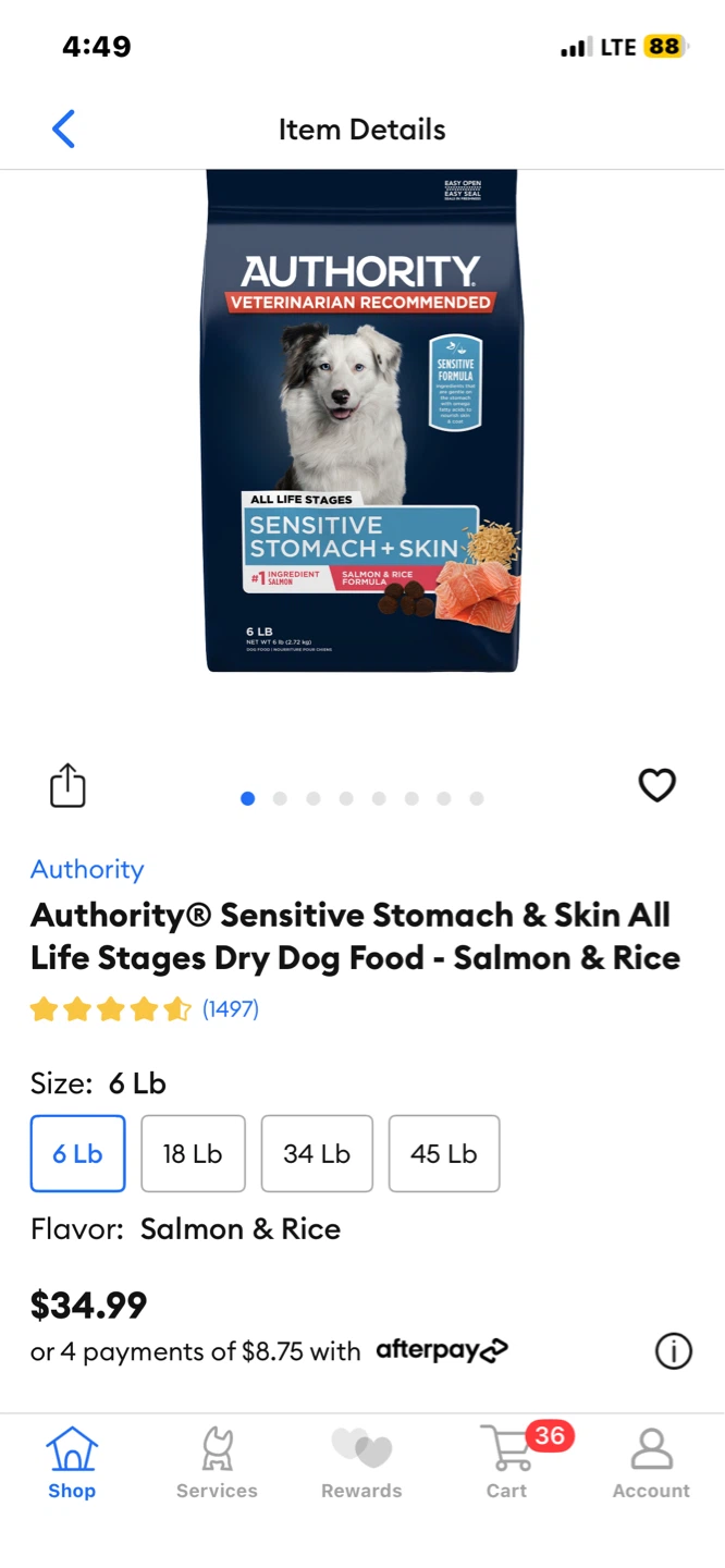 6lbs Brand New Dog Food CHICKEN FREE ($20 Each) - photo 2