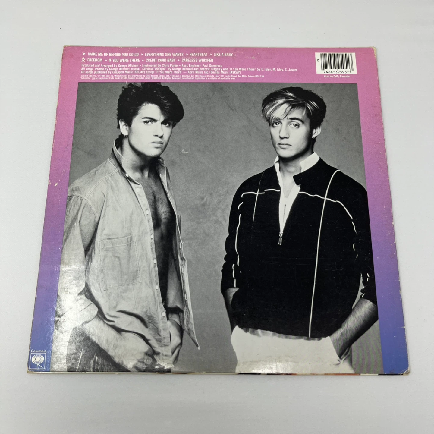 WHAM! Make It Big Vinyl Record - photo 2
