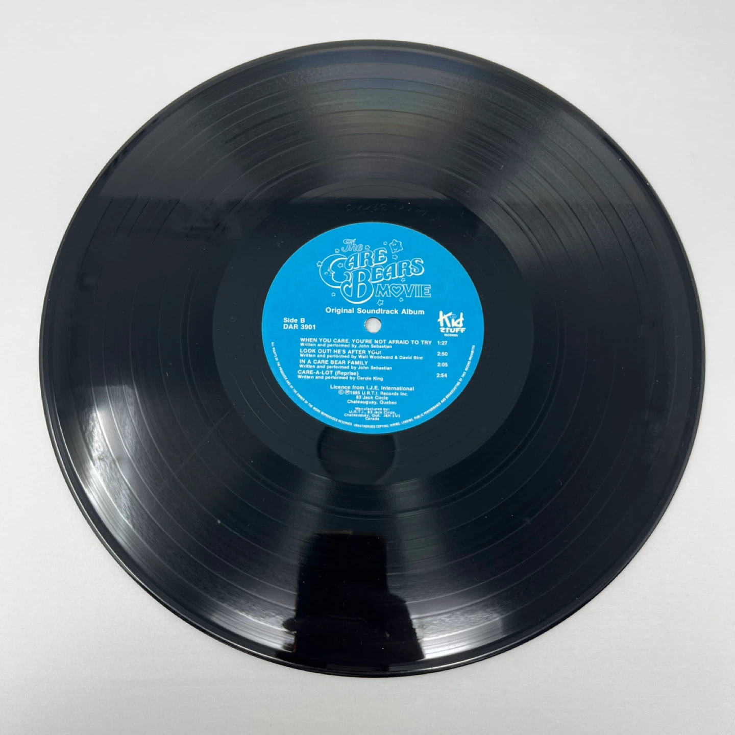 The Care Bears Movie Original Soundtrack Album Vinyl Record - photo 5
