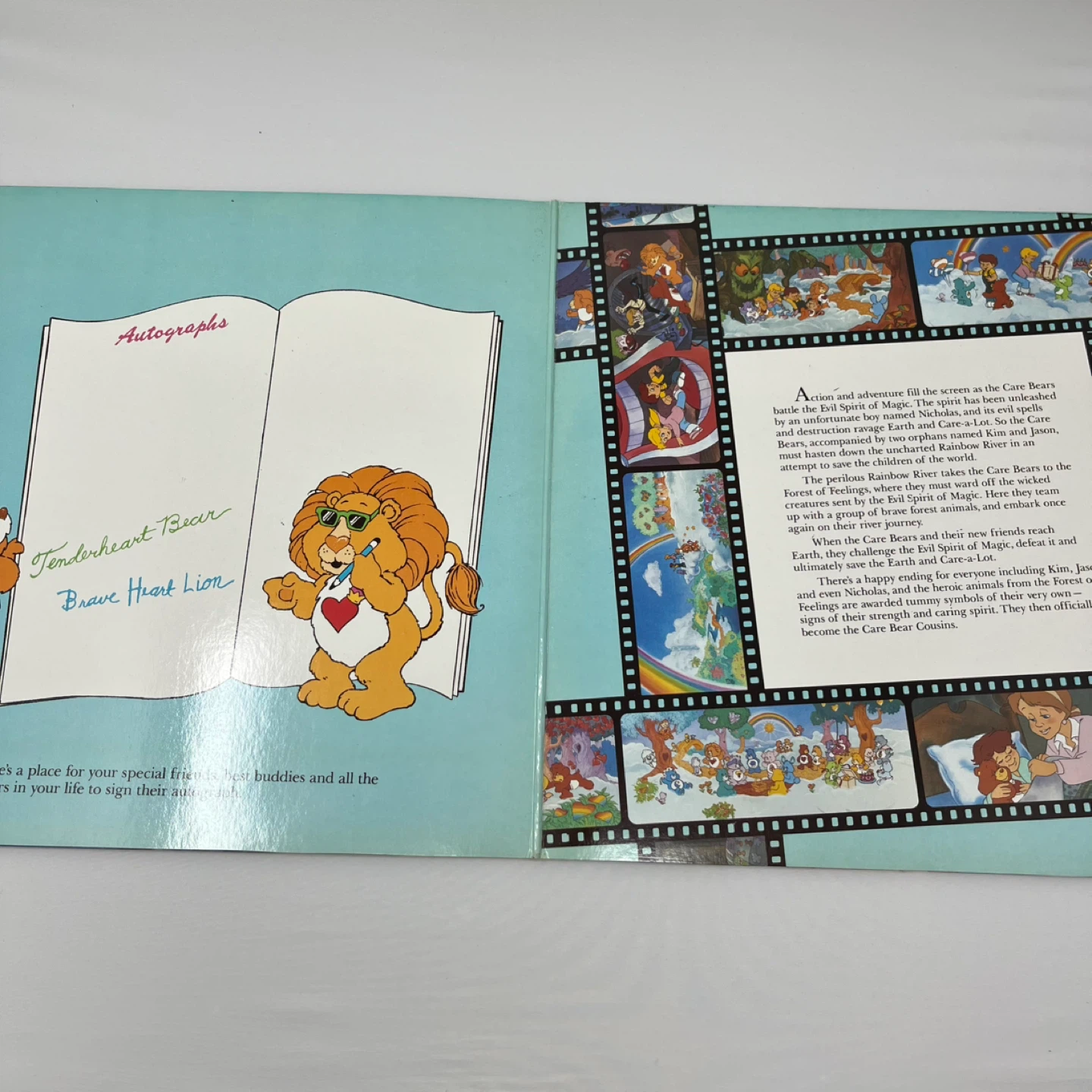 The Care Bears Movie Original Soundtrack Album Vinyl Record - photo 2
