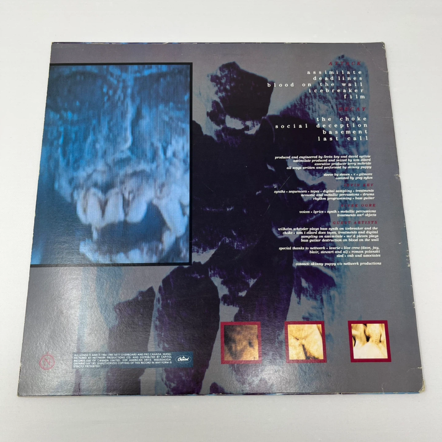 Skinny Puppy Bites Vinyl Record - photo 2