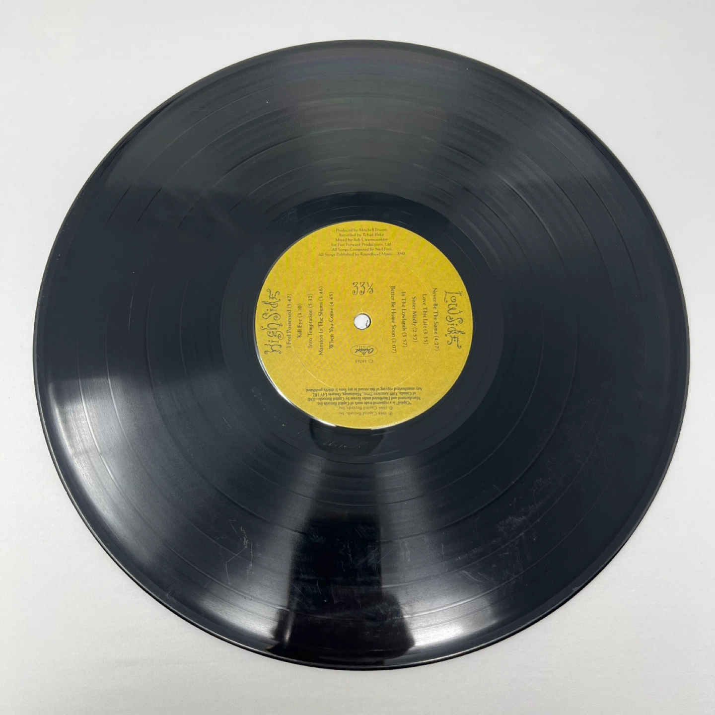 Crowded House Temple of Low Men Vinyl Record - photo 4