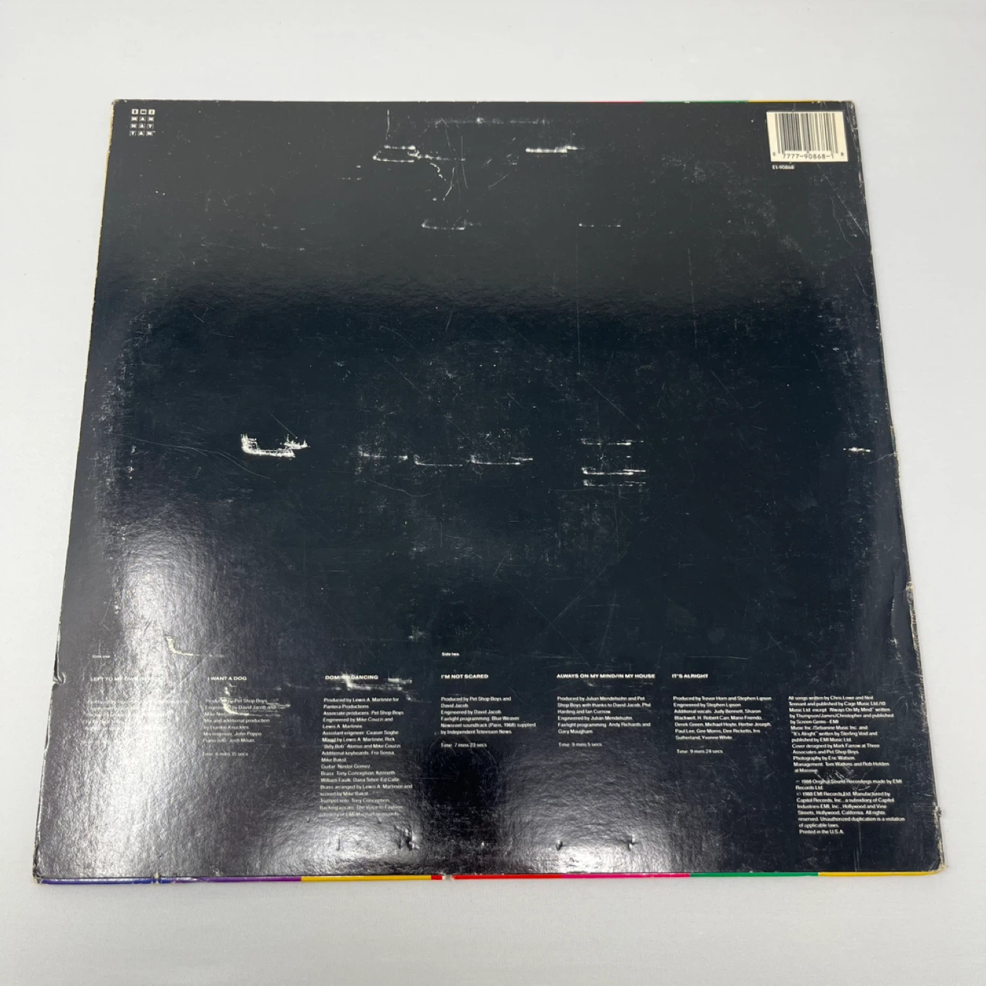 Pet Shop Boys Introspective Vinyl LP - photo 2