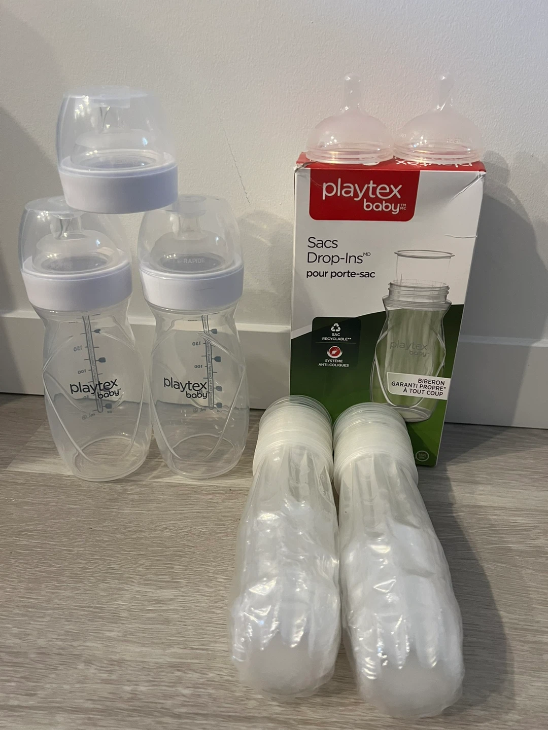 Playtex Baby Nurser Drop-Ins Bottles and Nipples