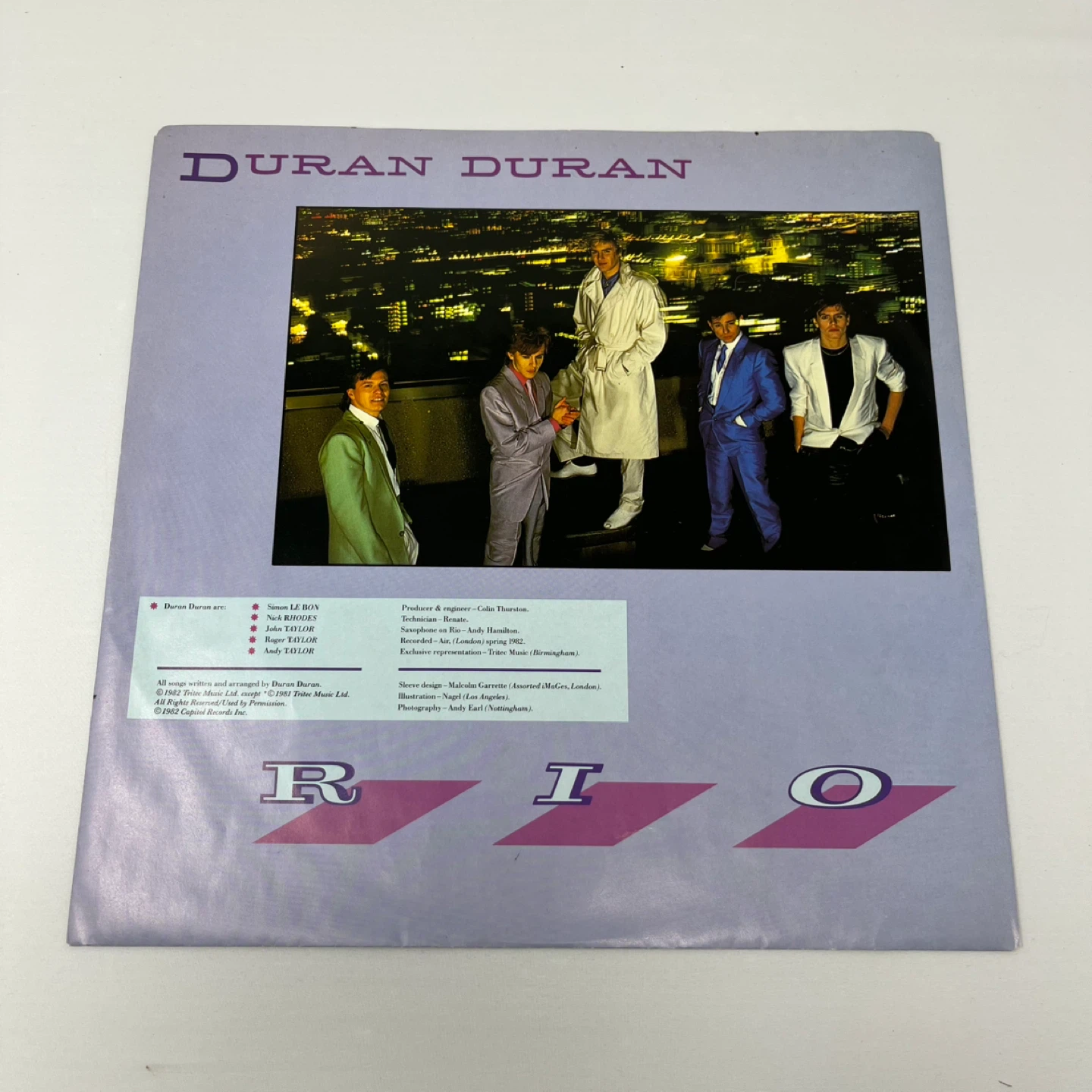 Duran Duran Rio Vinyl Record Album - photo 3
