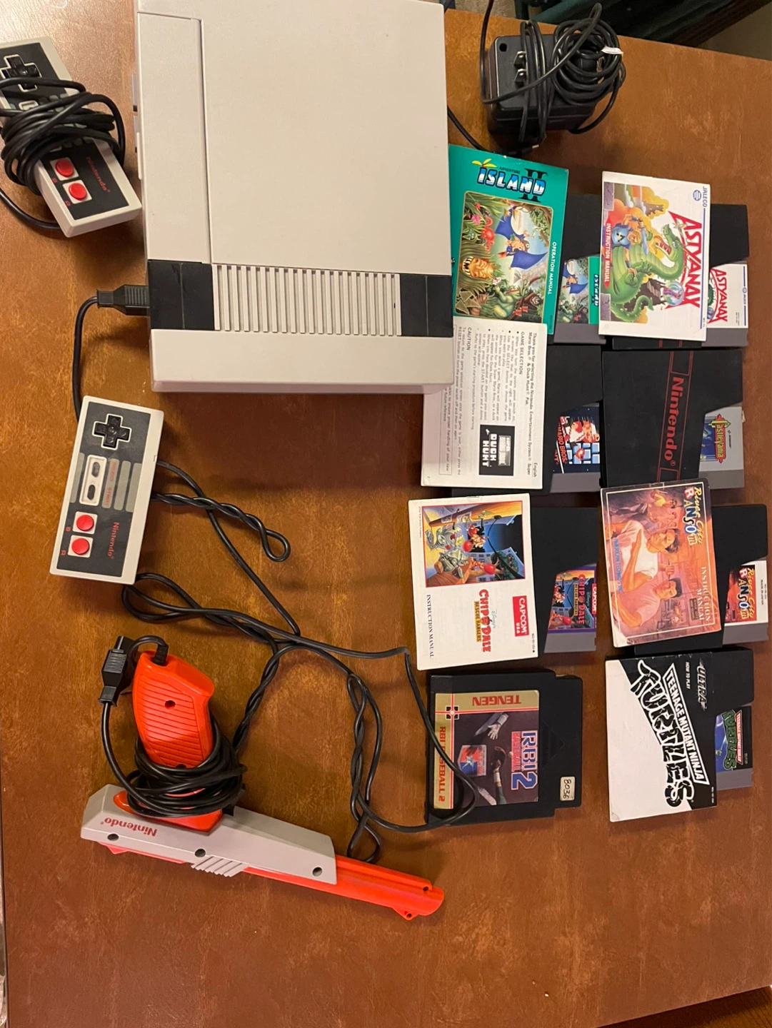 Nintendo Entertainment System Console with Games