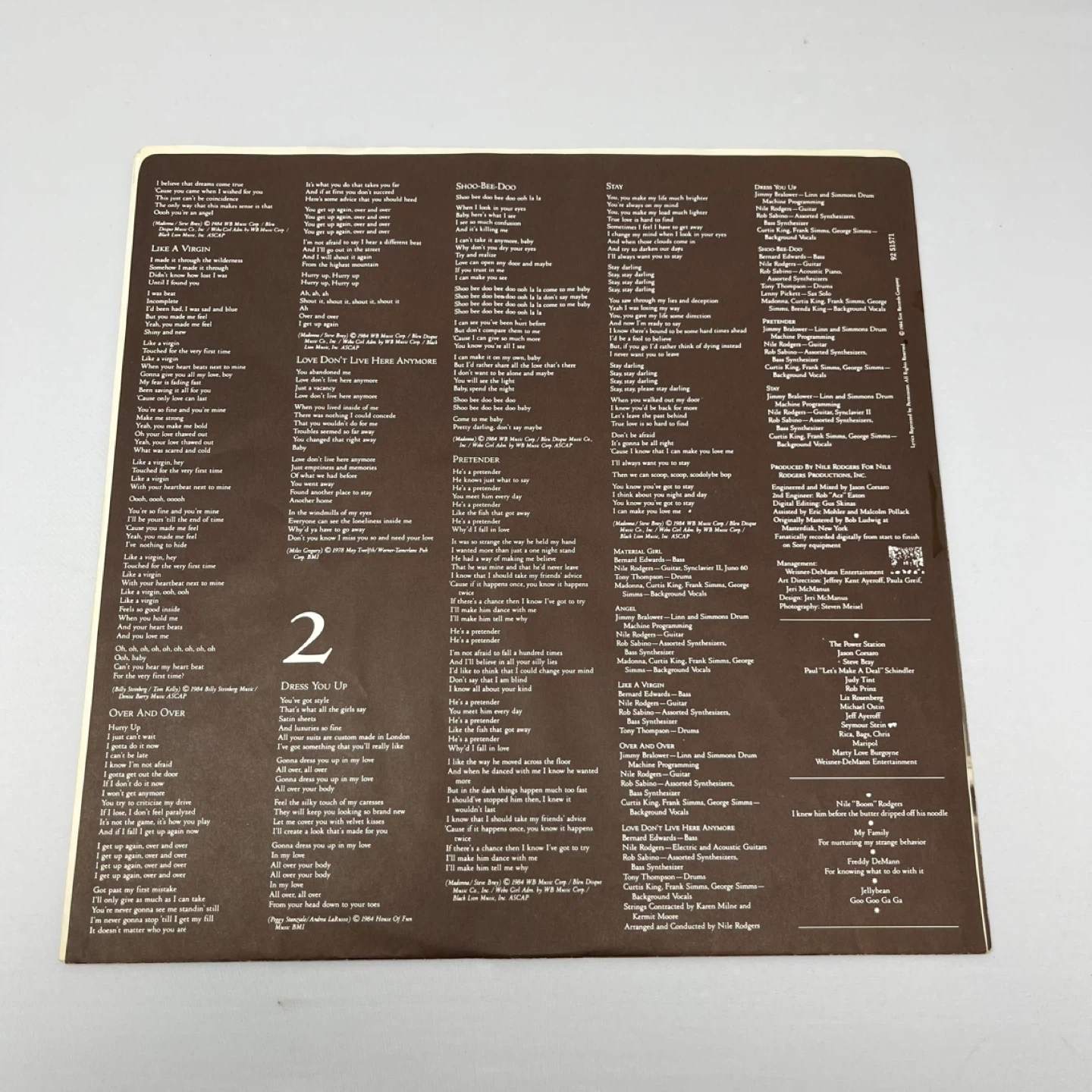 Madonna Like a Virgin Vinyl Record - photo 4
