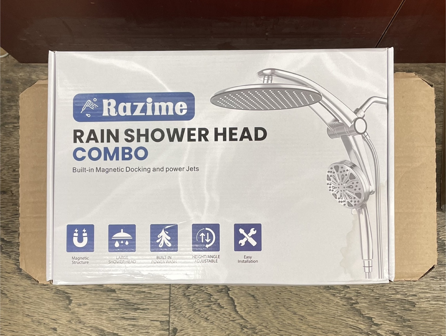 Razime Rain Shower Head Combo with Handheld Shower