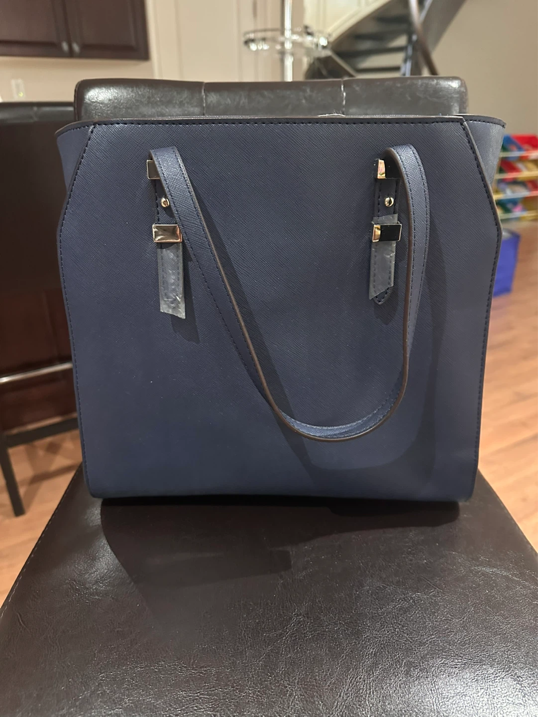 Navy Blue Guess Tote Bag - photo 3