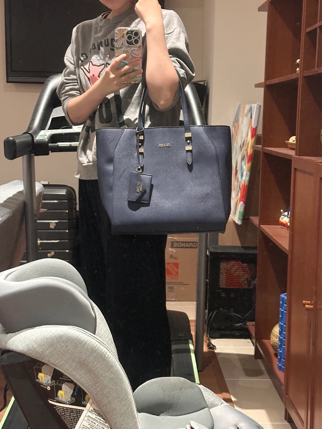 Navy Blue Guess Tote Bag - photo 5