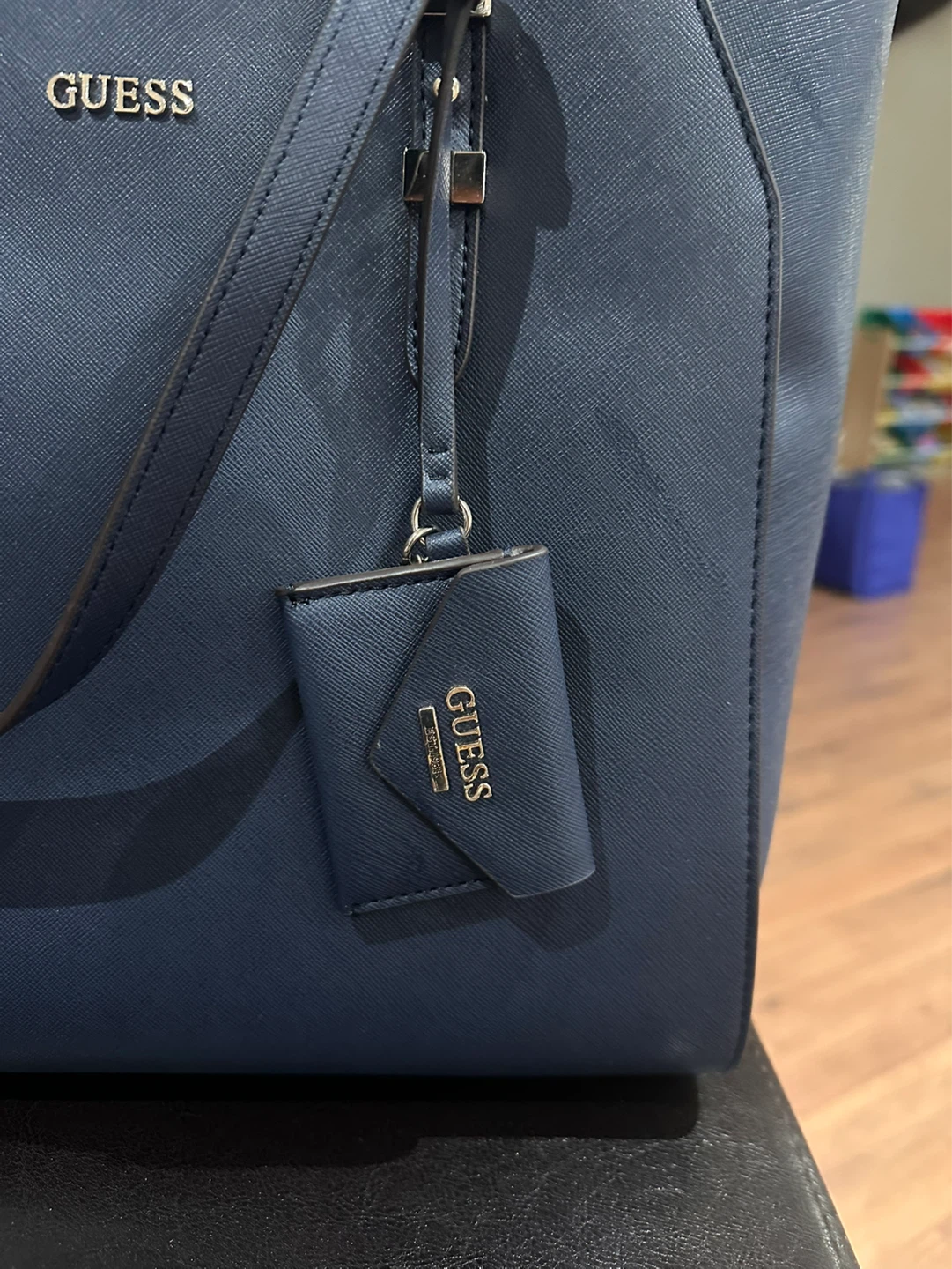 Navy Blue Guess Tote Bag - photo 2