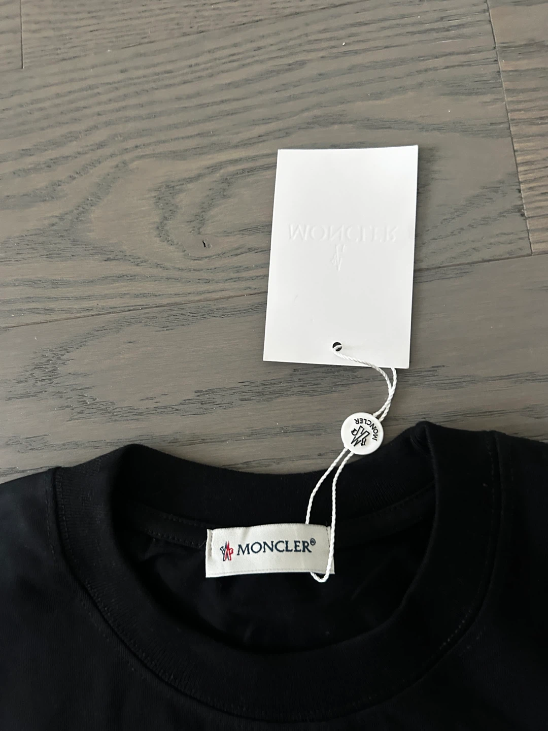 Moncler Black T-Shirt - photo 3