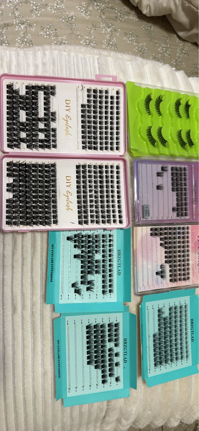 7 packs of lashes