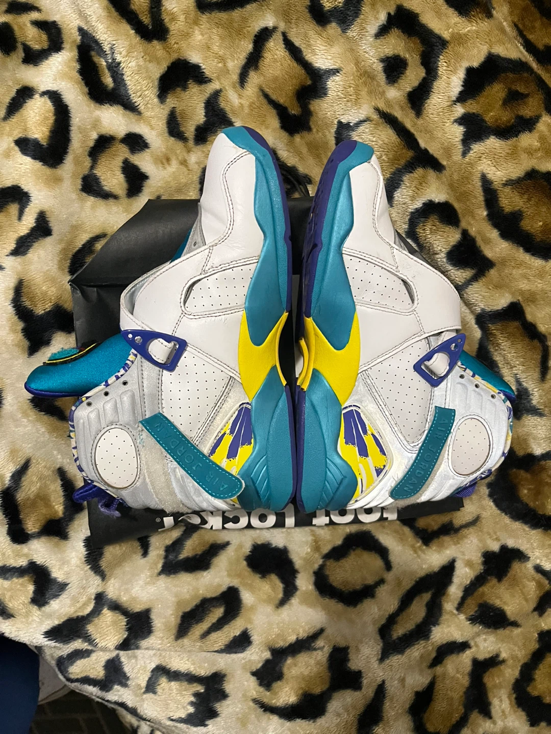 Air Jordan 8 Retro White Aqua Men's Size 9 - photo 2