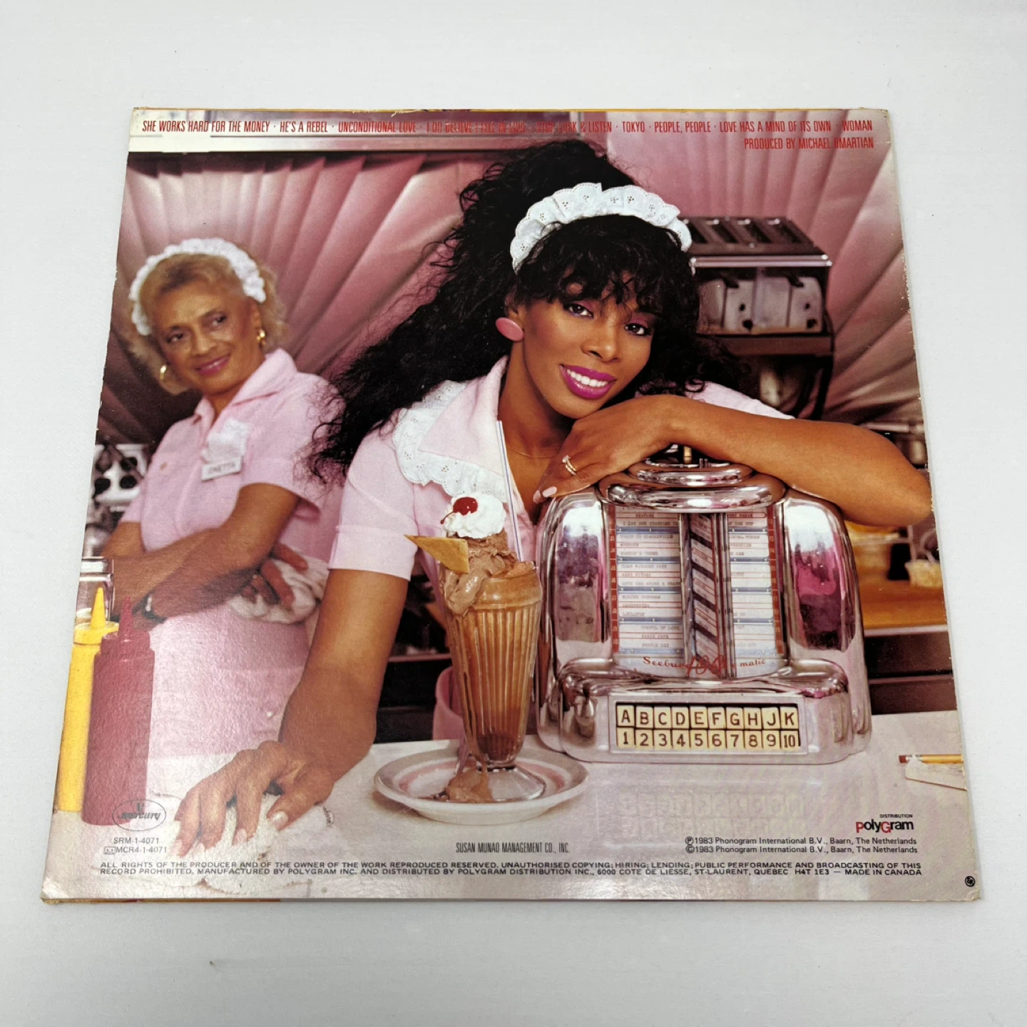 Donna Summer She Works Hard For The Money Vinyl Record - photo 2