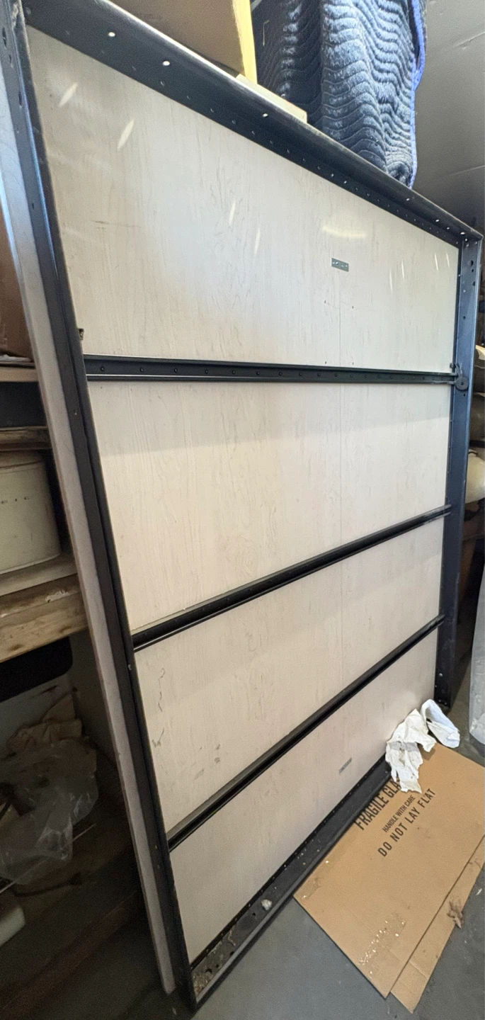 Queen size Murphy Bed Frame and cabinet - photo 5