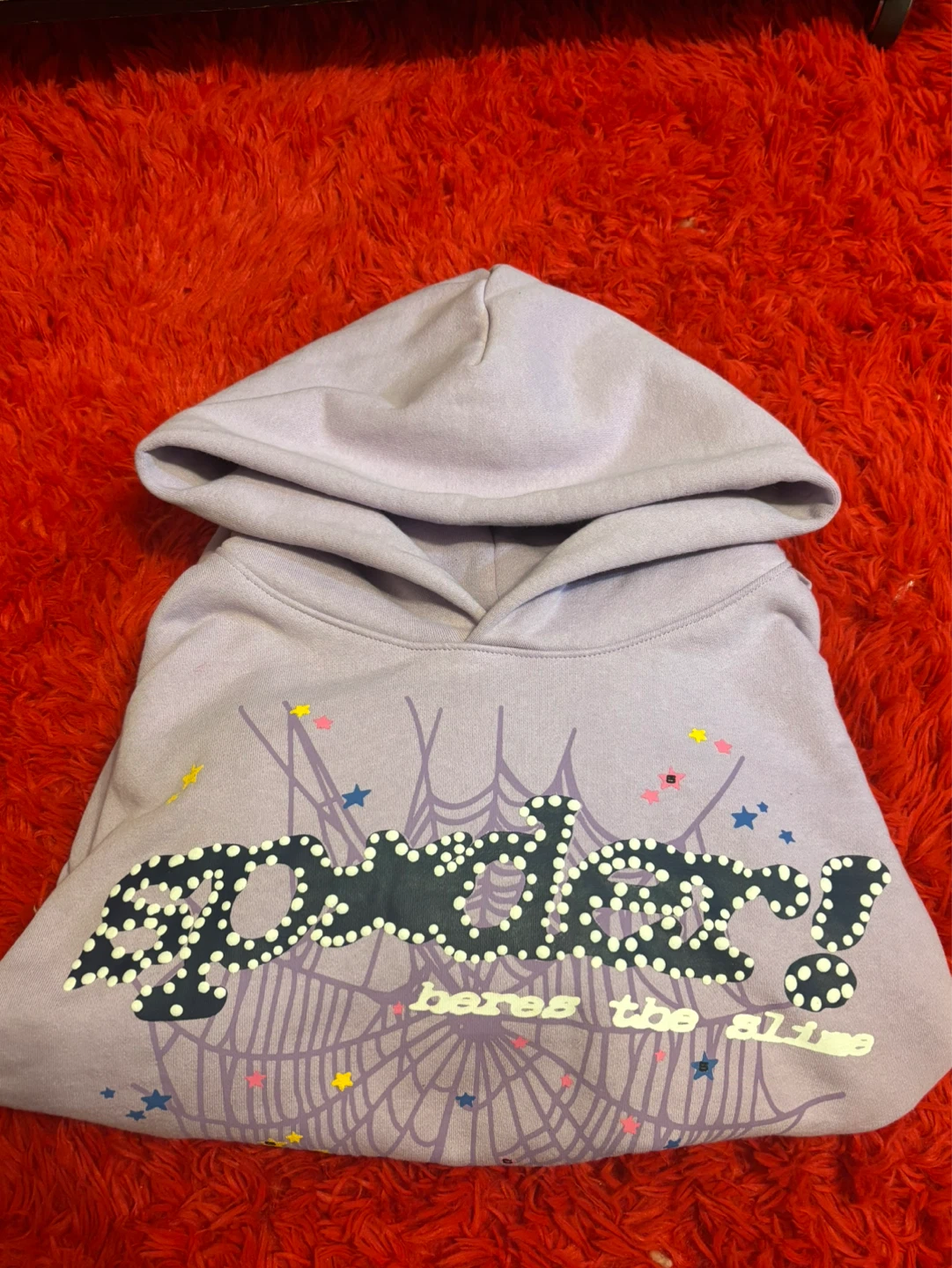Spider Hoodie Lilac Purple - photo 4