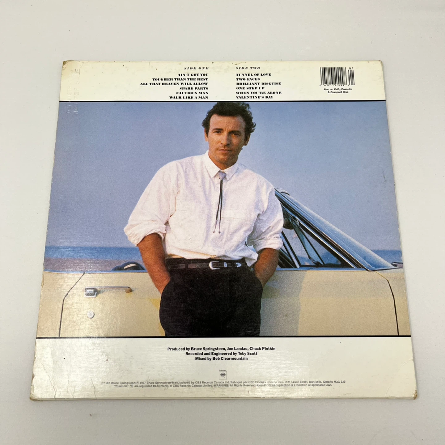 Bruce Springsteen Tunnel of Love Vinyl Record - photo 2