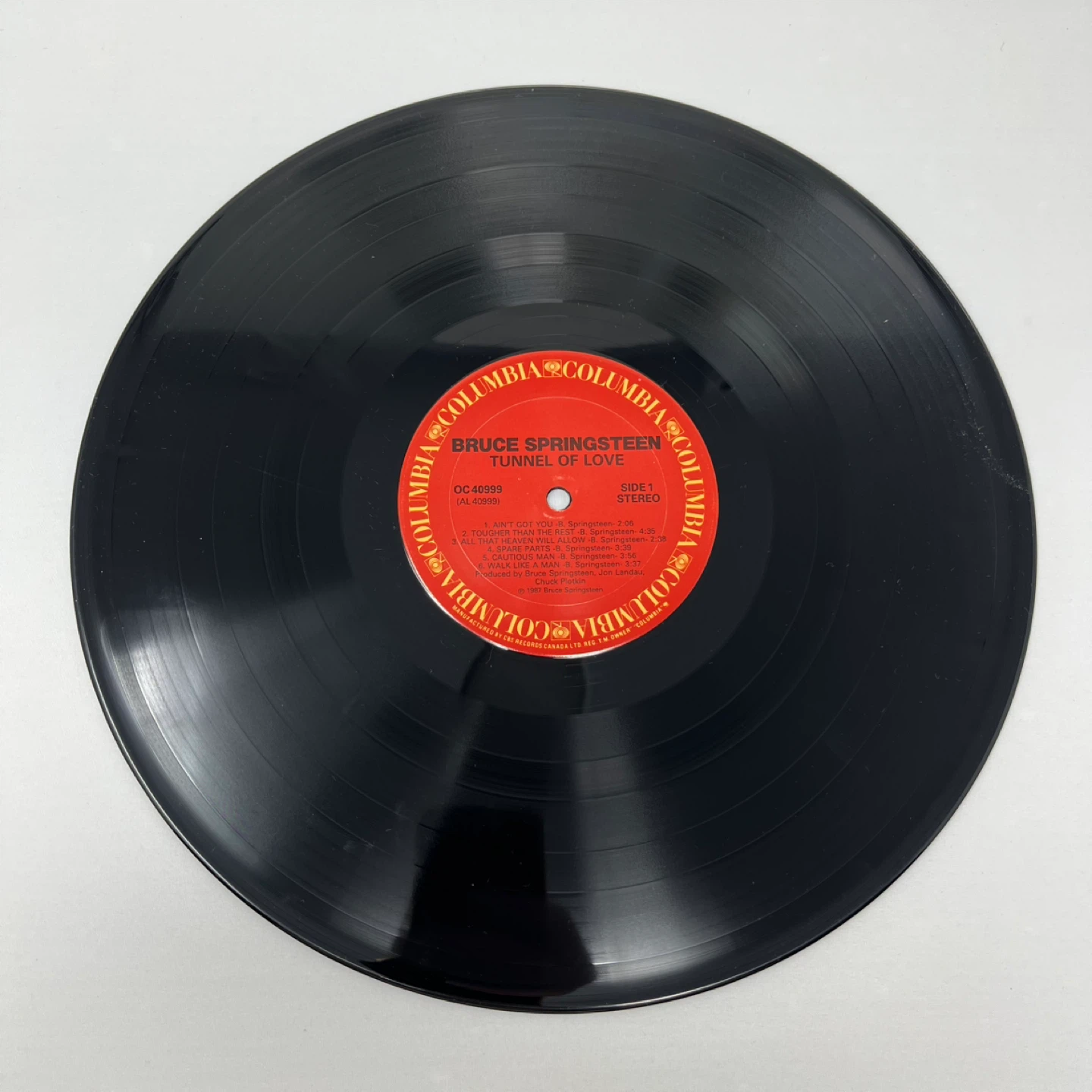 Bruce Springsteen Tunnel of Love Vinyl Record - photo 5