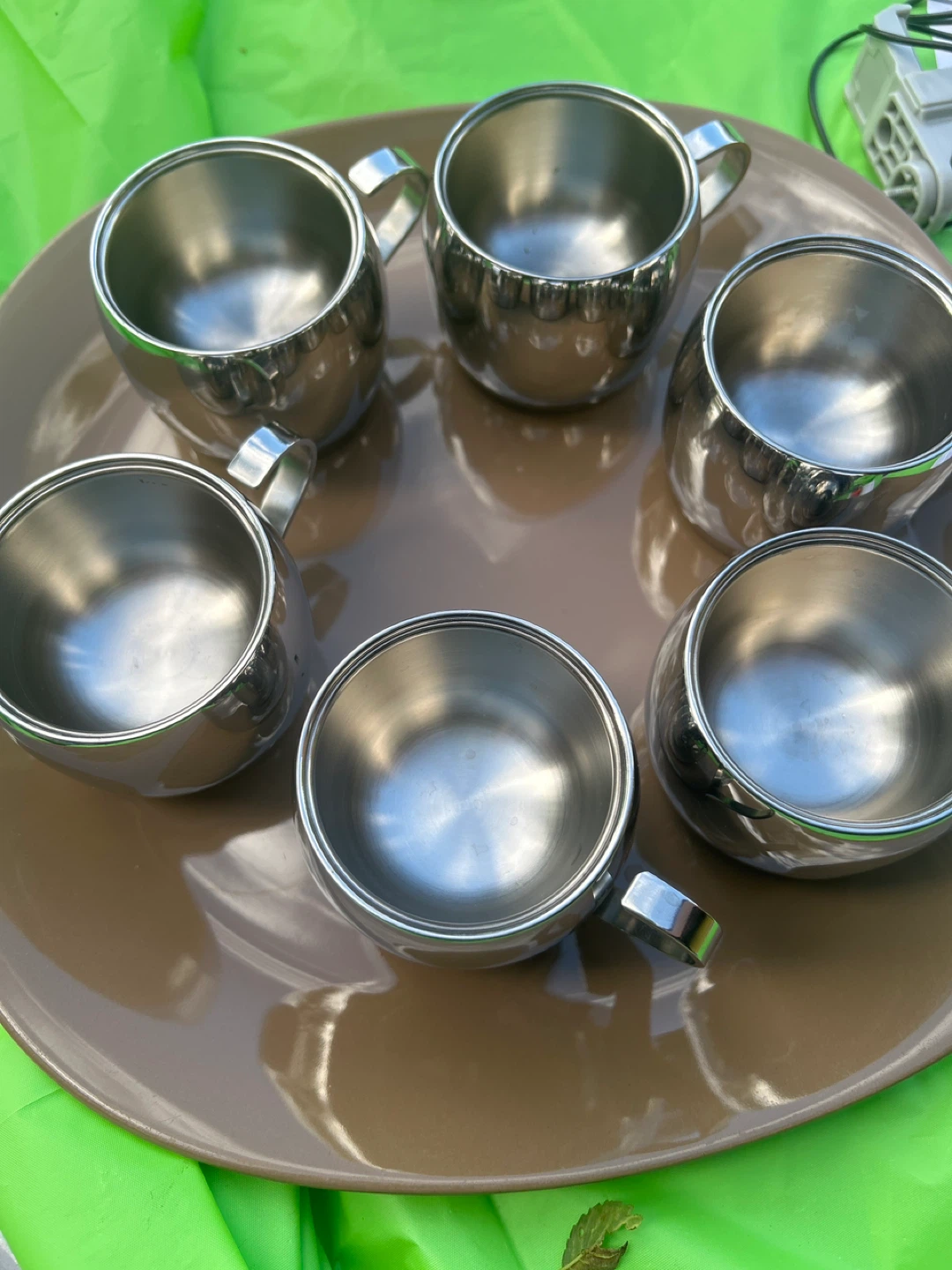 Set of 6 Stainless Steel Cups - photo 2