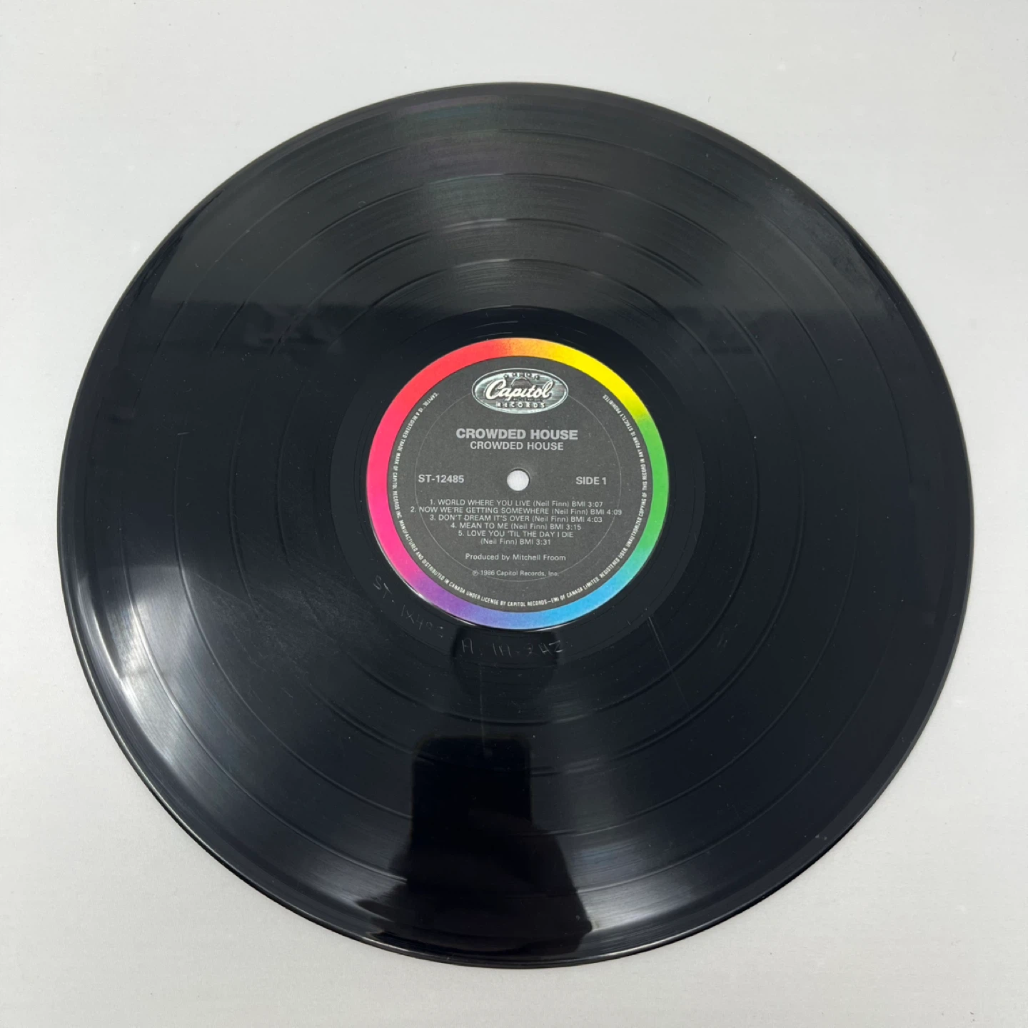 Crowded House Vinyl Record - photo 4