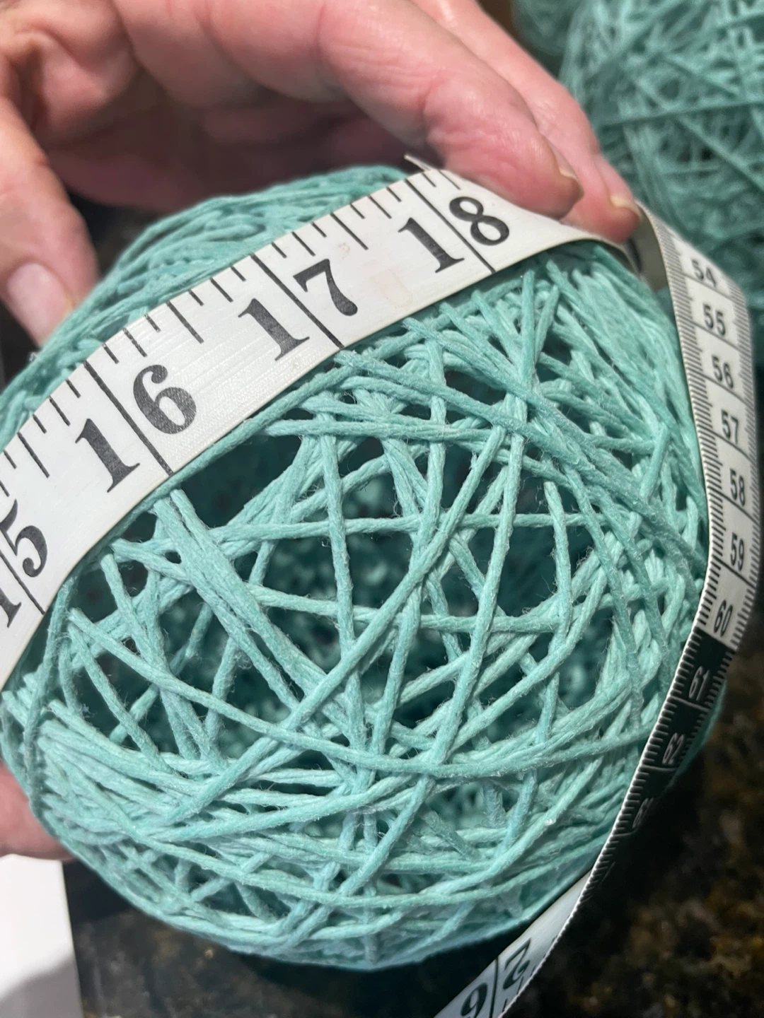 Teal Decorative String Balls - Set of 8