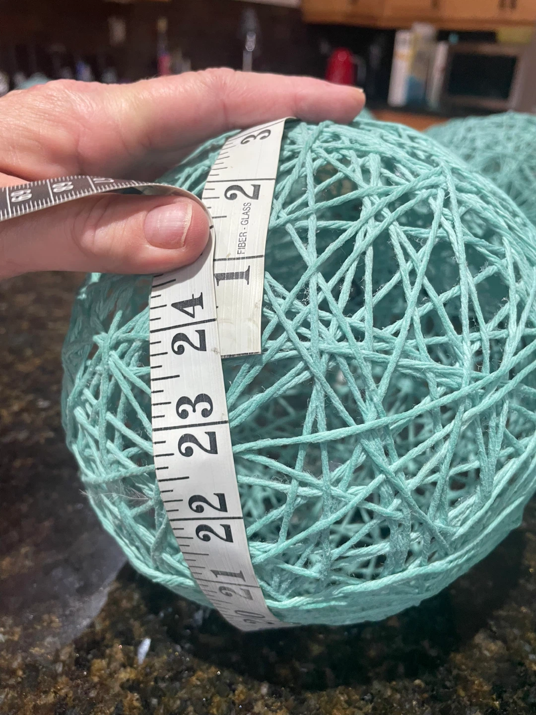 Teal Decorative String Balls - Set of 8 - photo 4