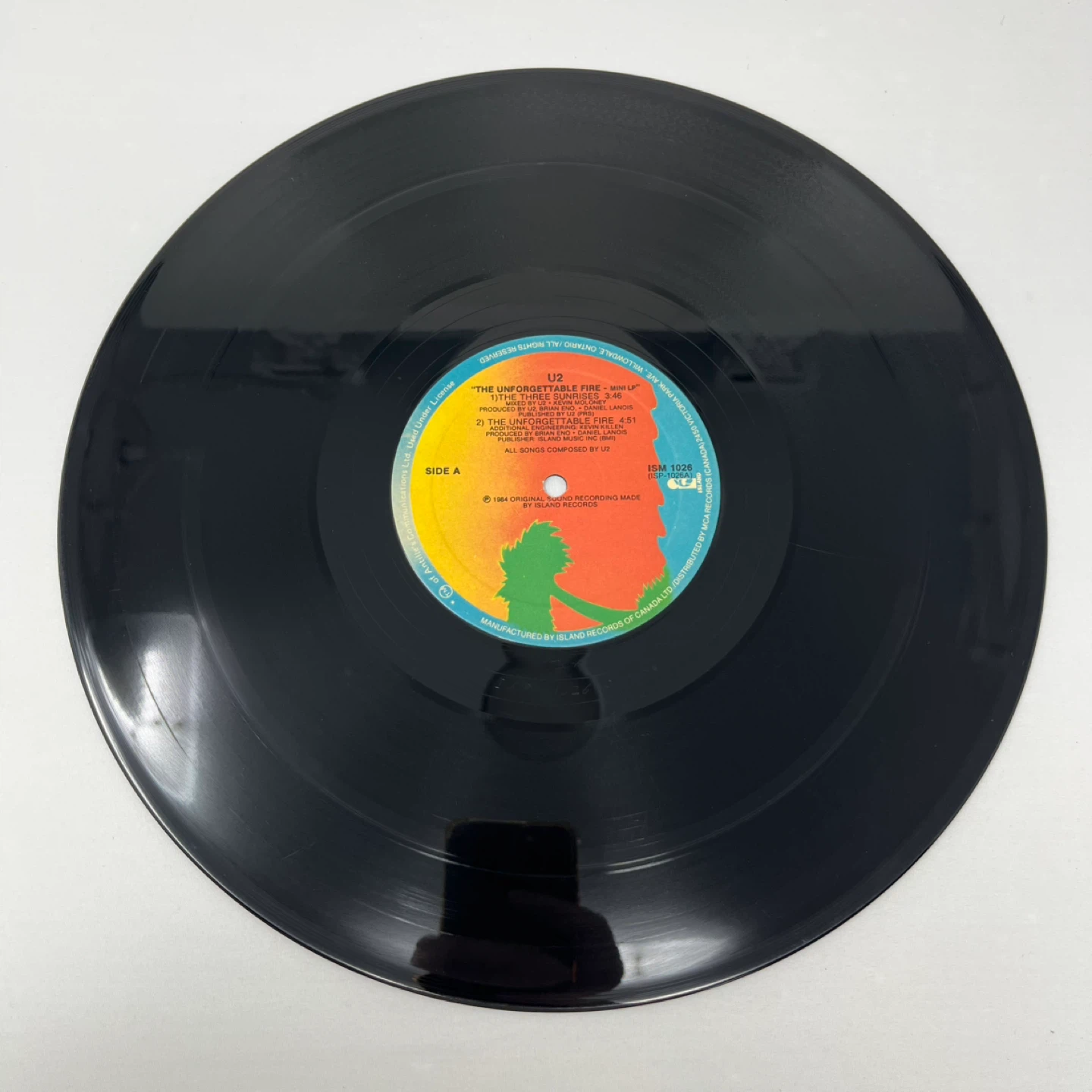 U2 The Unforgettable Fire Vinyl Record - photo 3