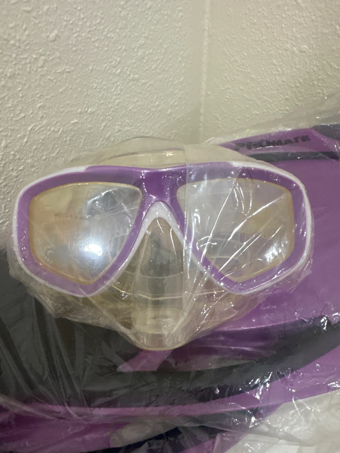 Promate Purple Snorkel Set with Fins, Mask & Snorkel - photo 2