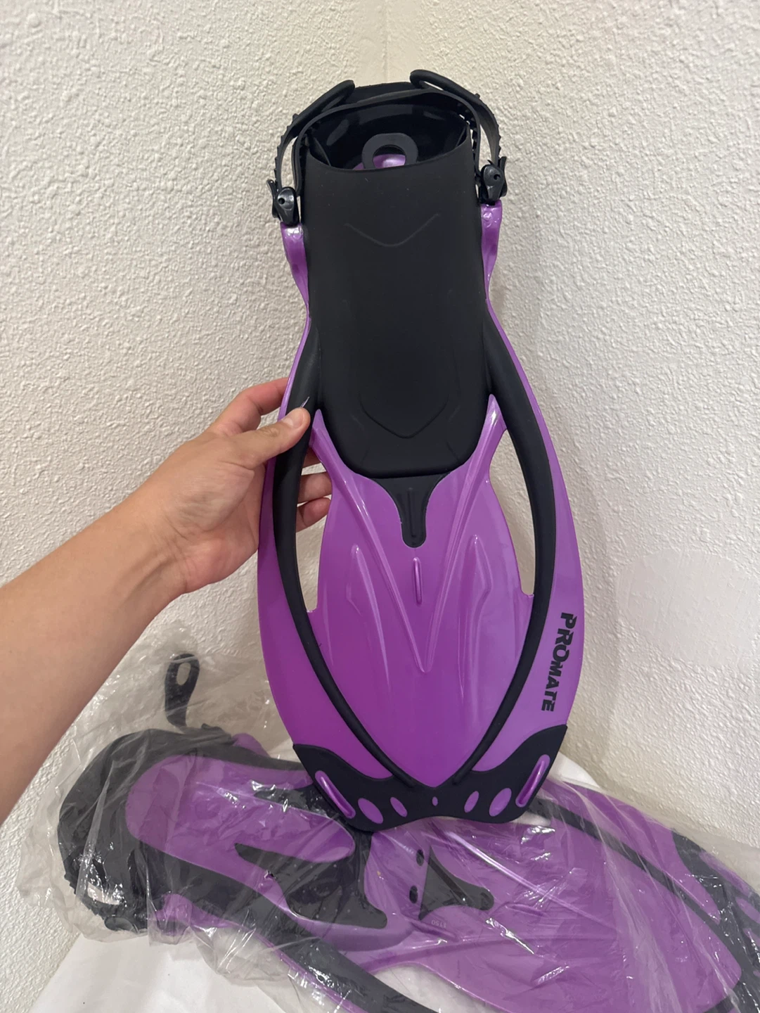 Promate Purple Snorkel Set with Fins, Mask & Snorkel - photo 4