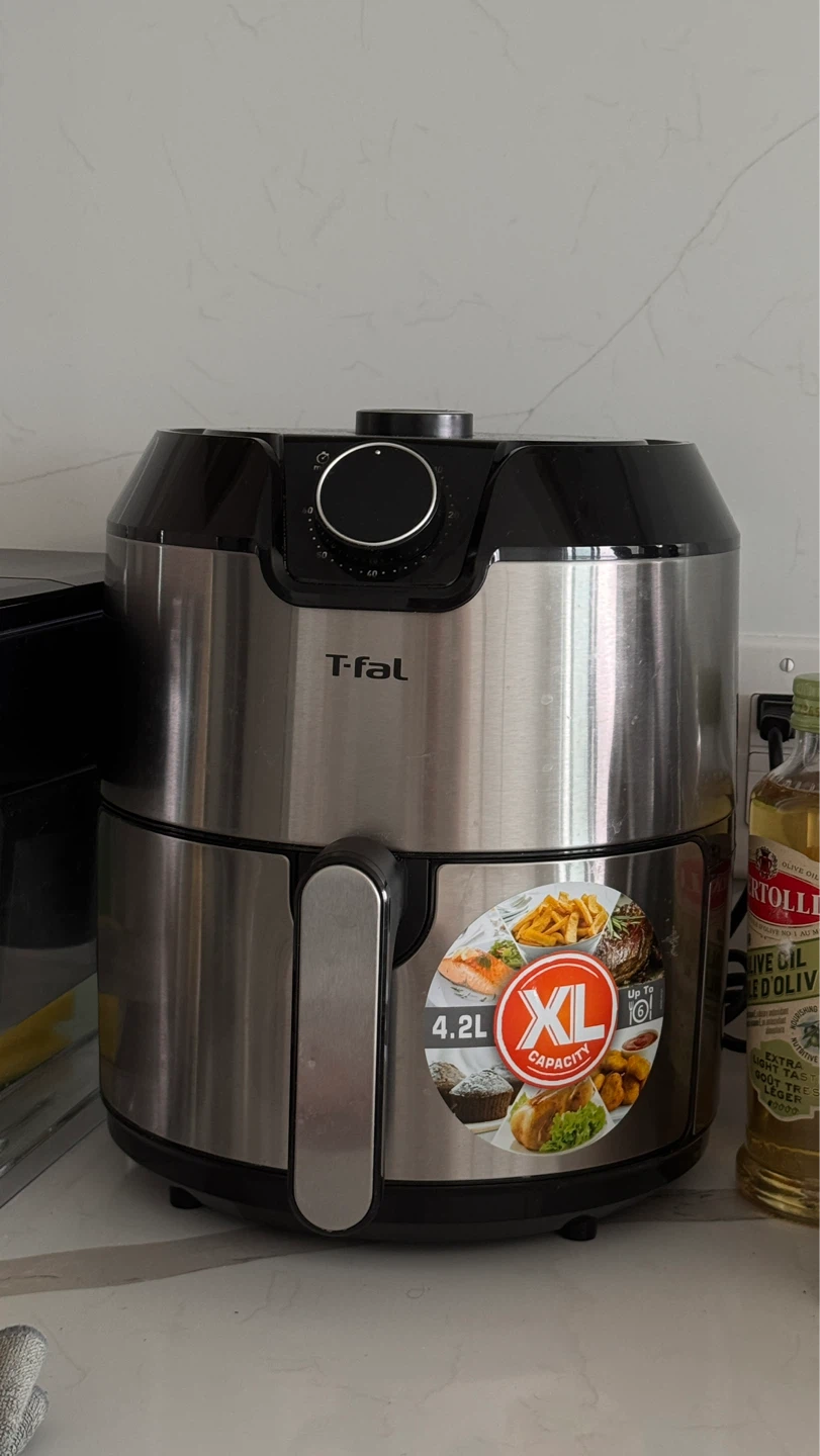 T-fal Easy Fry Prestige XL Air Fryer, Stainless Steel, 4.2L