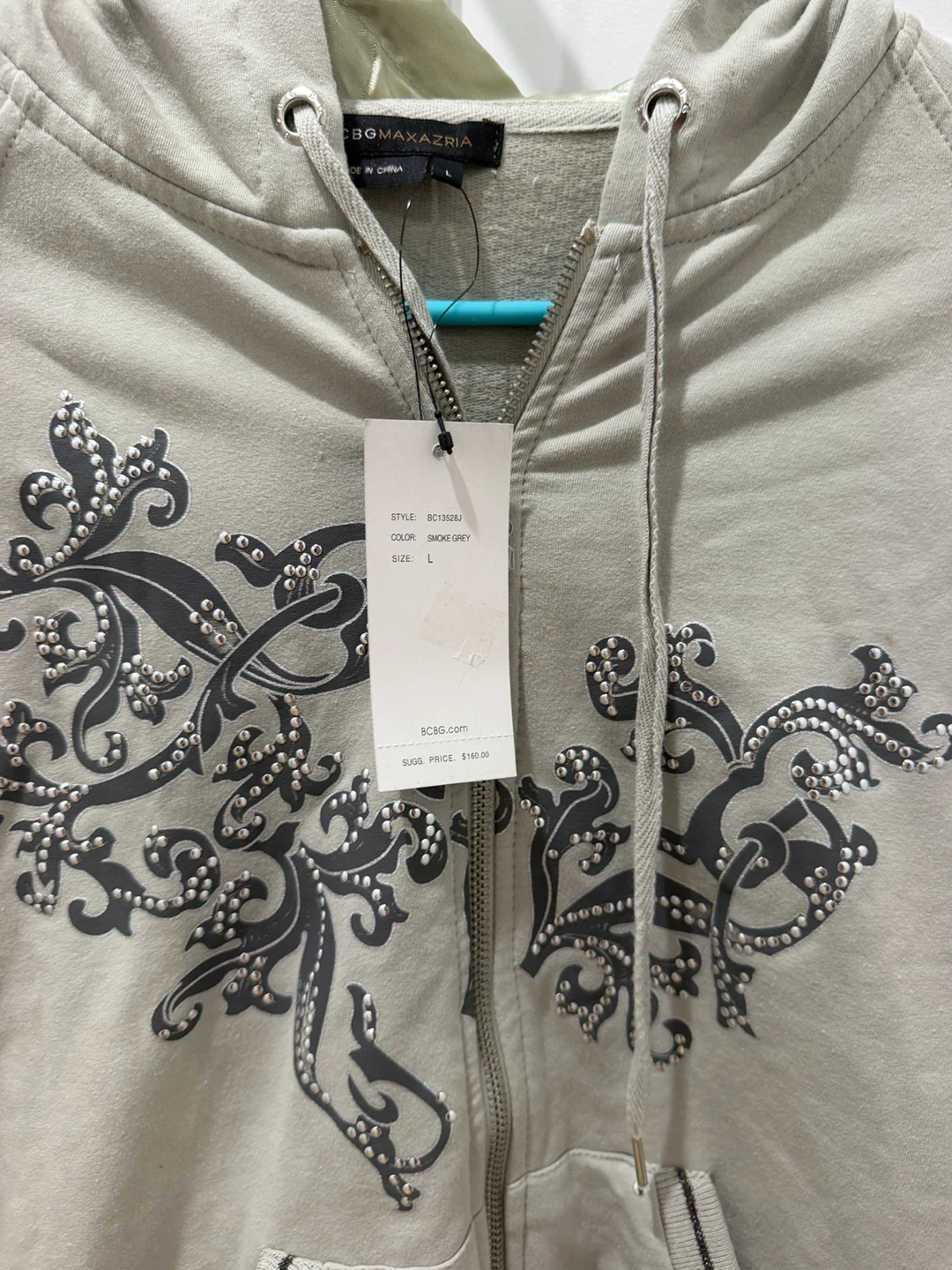 BCBGMAXAZRIA Women's Hoodie Size L - photo 3
